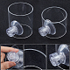 SUPERFINDINGS 2Pcs 2 Styles Transparent Acrylic Aquarium Shrimp Food Feeder Tube AJEW-FH0001-40-2