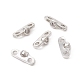 Rack Plating Brass Pave Clear Cubic Zirconia Connector Charms KK-G433-04P-3