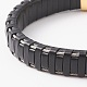 Bracelets de cordon en cuir BJEW-E352-11C-G-3
