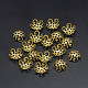Plated Iron Fancy Bead Caps X-IFIN-S696-19G-3