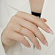 Золотое кольцо на палец с ромбом из кубического циркония RJEW-F150-67B-G-2