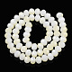 Brins de perles de verre imitation jade bicolores GLAA-T033-01C-01-2