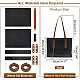 Kit de fabrication de sac fourre-tout pour femme en similicuir diy DIY-WH0409-77A-2