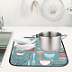 Коврик для сушки посуды из полотенец для кухни AJEW-WH0189-80A-03-6