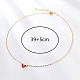 Golden Stainless Steel Heart Pendant Necklace for Women WZ0134-3-2