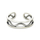 Shegrace винтажные серебряные волнистые кольца-манжеты JR93A-1
