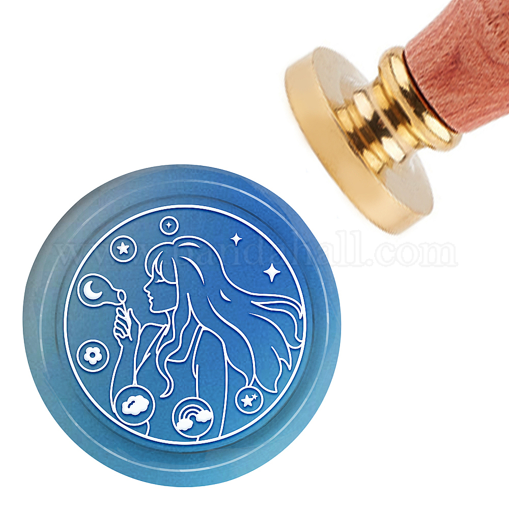 Shop CRASPIRE Wax Seal Stamp Blowing Bubbles Sealing Wax Stamps Long