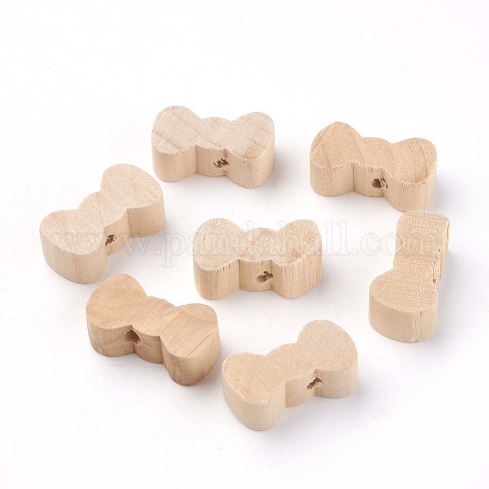 Cuentas de madera sin terminar al por mayor para bisuterías - Es