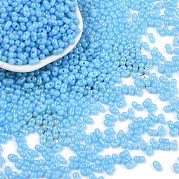 Выпечка краска стеклянные бусины SEED-L011-09A-06