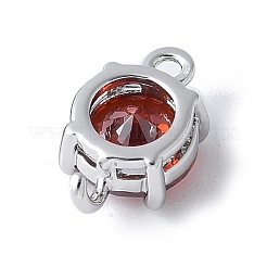 Verbindungsanhänger aus Messing mit kubischem Zirkonia-Pavé&nbsp;LS-KK-F892-53P-09