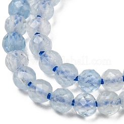 Sortieren Sie Stränge aus natürlichen Aquamarinperlen&nbsp;G-E411-19F-2mm