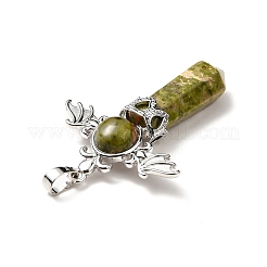 Pendenti Unakite naturali&nbsp;G-B033-01P-16