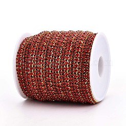 Chaînes strass de fer de tasse&nbsp;CH-T006-04G-10