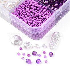 DIY 10 Stil ABS & Acrylperlen Schmuckherstellungsset&nbsp;DIY-N0012-05F