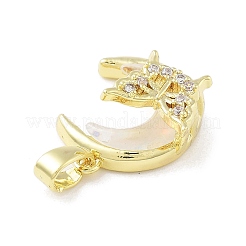 Colgante micropavé cubic zirconia de latón&nbsp;KK-F877-26G