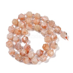 Natürliche sunstone Perlen Stränge&nbsp;G-O201B-123F