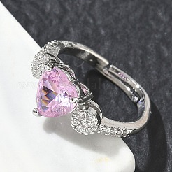 Anillo ajustable de latón para mujer&nbsp;CU-CBA7E55-05P