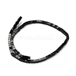 Natürliche schwarze Onyxperlenstränge&nbsp;G-Z110-J01-4x4mm
