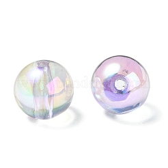 Placcatura uv perline acriliche iridescenti arcobaleno trasparenti&nbsp;OACR-F004-01B
