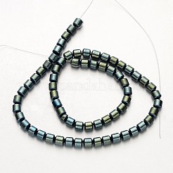 Electroplate non magnetici ematite sintetico fili di perline&nbsp;G-F300-28-07