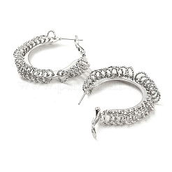 Boucles d'oreilles en laiton&nbsp;EJEW-K264-04P