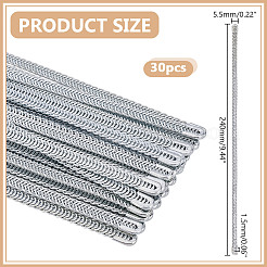 30 pieza de deshuesado de tubo de acero galvanizado&nbsp;DIY-HY0003-19A