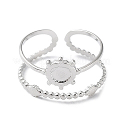 Composants de bague de manchette ouverte en acier inoxydable 304 résistant au ternissement&nbsp;X-STAS-F301-03P