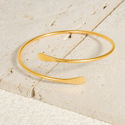 Brazaletes sencillos de acero inoxidable 304 para mujer&nbsp;VJ2383-2
