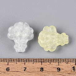 Perles lumineuses en acrylique transparent givré&nbsp;TACR-T029-22M