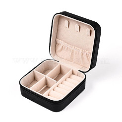 Quadratische Schmuckset-Box aus PU-Leder&nbsp;PAAG-PW0012-05D