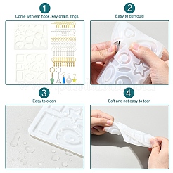 DIY-Set zur Herstellung von Ohrringschmuck&nbsp;DIY-YW0009-38