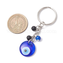 3 llavero de ojo malvado hecho a mano con lámpara&nbsp;KEYC-JKC01252-01