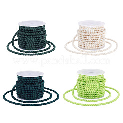4 rouleau de cordon rond en polyester 4 couleurs&nbsp;OCOR-TA0003-88B