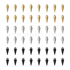 48 Stück 3 Farben 304 Edelstahl-Charms&nbsp;STAS-SW0001-02
