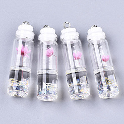 Décorations de bouteilles en verre&nbsp;LS-GLAA-S181-03B