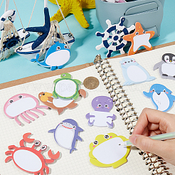 2 jeu de blocs-notes autocollants en papier&nbsp;DIY-SP0002-47F
