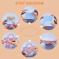 20 set di 4 scatole di caramelle pieghevoli in carta&nbsp;CON-BT0001-04