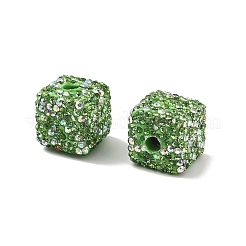 Perline di strass in argilla polimerica a forma di cubo&nbsp;CLAY-NH0001-08F