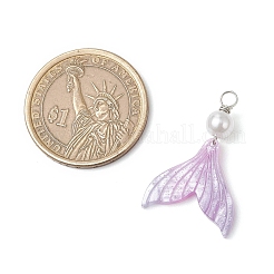 Pendentifs queue de poisson sirène en résine&nbsp;PALLOY-JF03796