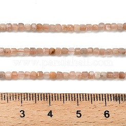 Natürliche Pfirsichmondstein Perlen Stränge&nbsp;LS-G-RM2025526-B03-2.5mm
