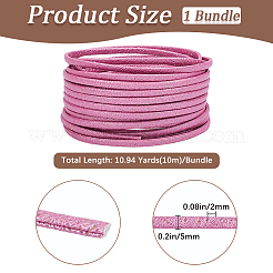 Cordon en cuir PU pailleté pliable de 10 m&nbsp;OCOR-GF0004-11A