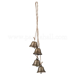 Eisen Glocke Anhänger Dekorationen&nbsp;HJEW-JM04521