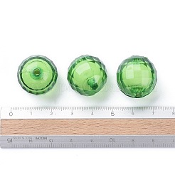 Perles en acrylique transparente&nbsp;TACR-S086-20mm-23