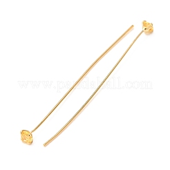 Accessoires de clous d'oreilles en laiton avec micro pavé zircone cubique&nbsp;CU-CBA4618-01G-04