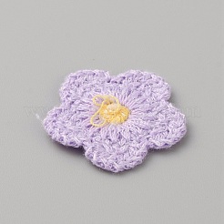 Zweifarbiges gestricktes Ornament-Accessoire aus Polyester&nbsp;DIY-WH0308-416B