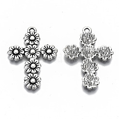 Pendente in lega stile tibetano&nbsp;TIBEP-N009-015AS-RS
