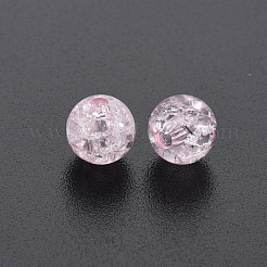Perles en acrylique transparentes craquelées&nbsp;MACR-S373-66-N02