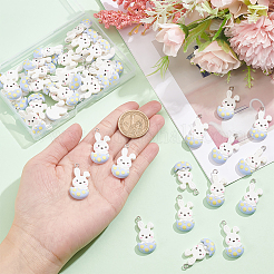 50 pendentif en résine opaque sur le thème de Pâques&nbsp;RESI-DC0001-03