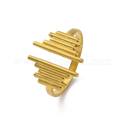 Anelli polsini aperti in acciaio inossidabile 304 per donna&nbsp;RJEW-M019-06G