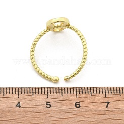 Manschettenringe aus Messing für Damen&nbsp;RJEW-C123-08A-G